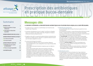 Reco prescription des antibiotiques en pratique buccodentaire septembre2011  1  lgbemf - Eugenol