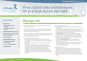 Reco prescription des antibiotiques en pratique buccodentaire septembre2011 ybter2 - Eugenol