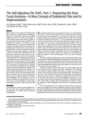 Safrespecting the root canal ngbwsr - Eugenol