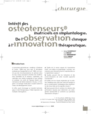 Article osteotenseur pdf wqg8xw - Eugenol