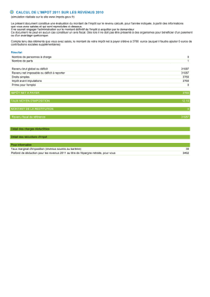 Calcul 2011 uuv1ay - Eugenol