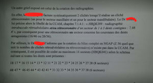 Griefs radios rétro coronaires oiyctp - Eugenol