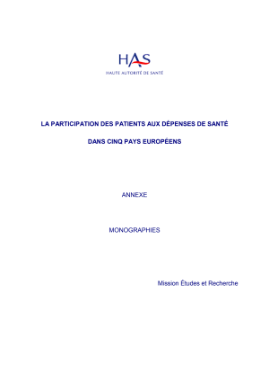 Participation patients 5 pays eur annexes zaespk - Eugenol