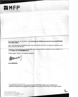Protocole mfp hf9gsl - Eugenol