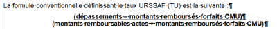 Capture formule calcul taux urssaf nwi2nv - Eugenol