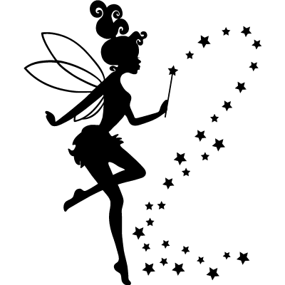 Sticker mademoiselle la fee ambiance sticker kc2991 jqbbsc - Eugenol