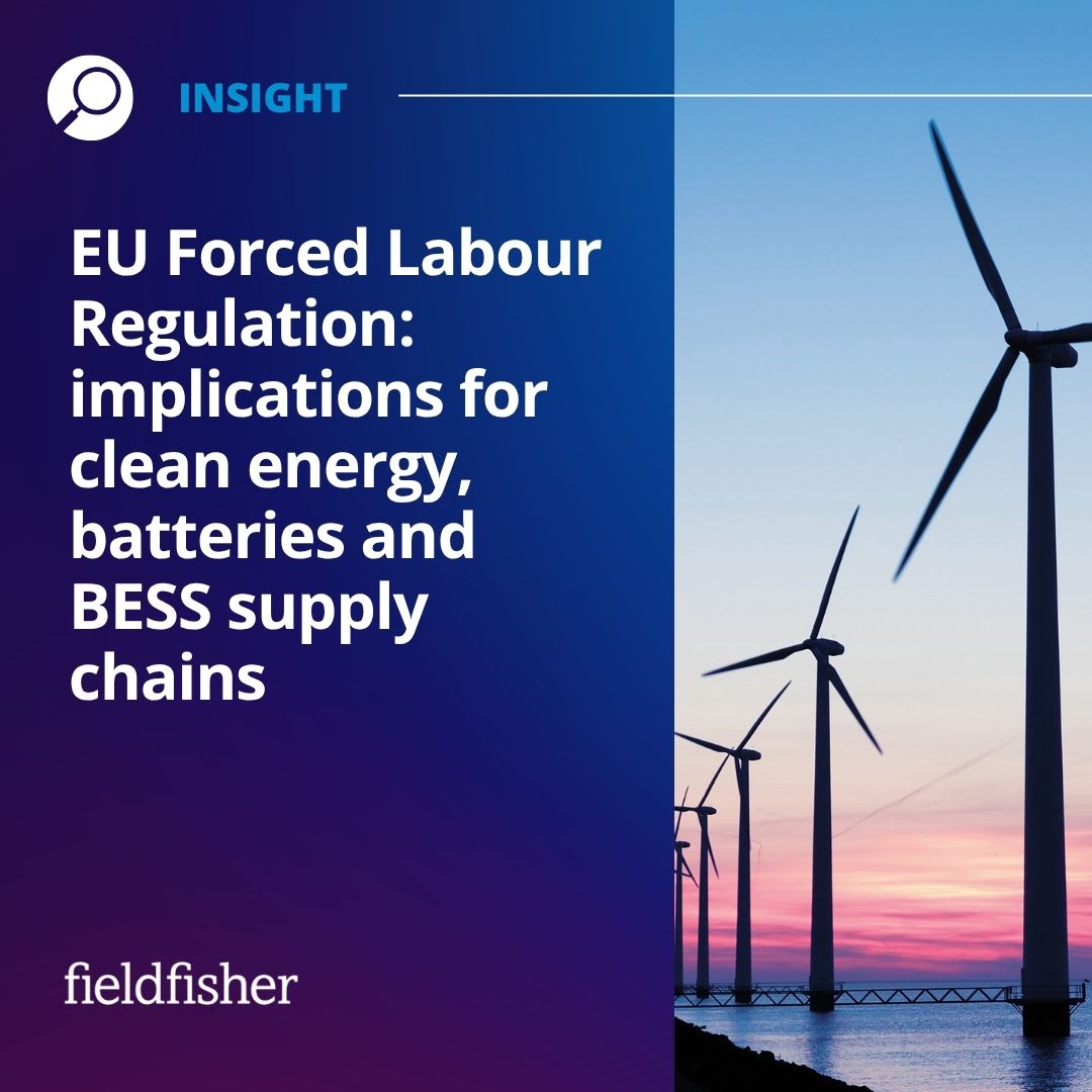 EU Forced Labour Regulation: implications for clean energy, batteries ...