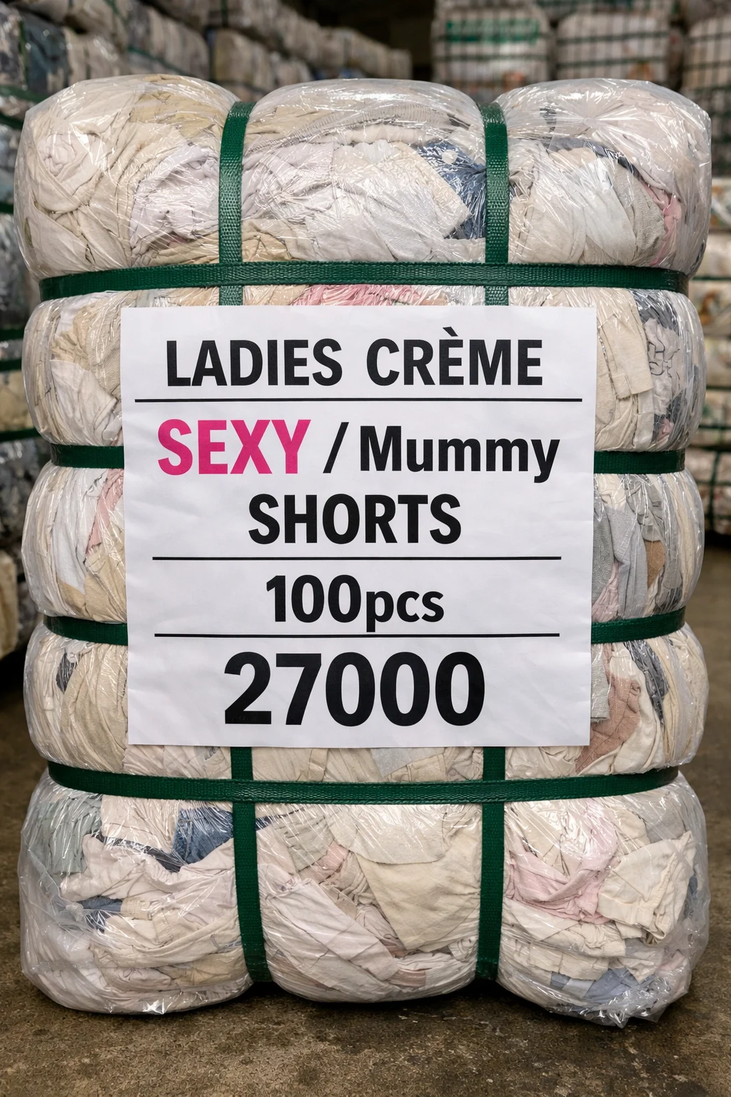 Ladies Creme sexy/mummy shorts