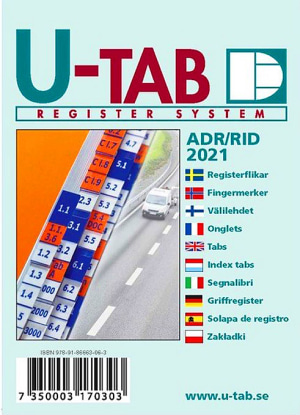 Fingermerker til ADR/RID Landtransport av farlig gods 2021
