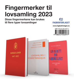 Fingermerker til lovsamling 2023