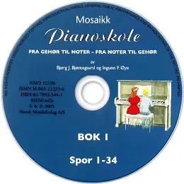 Mosaikk Pianoskole CD 1