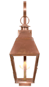 Old World Gas Copper Lantern