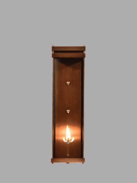Austin Wall Flush Mount Copper Lantern