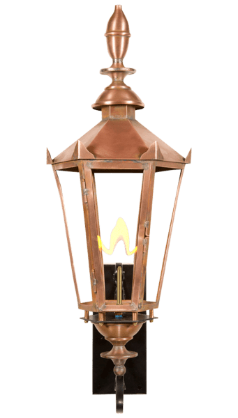 English Manor Lantern by Copper Sculptures