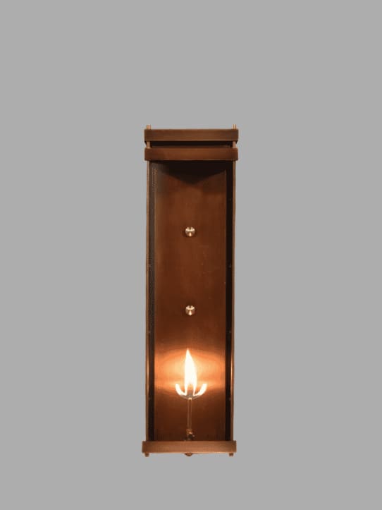 Austin Wall Flush Mount Copper Lantern