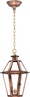 Rampart Hanging Chain Copper Lantern by Primo