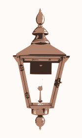 Charleston Gas Wall Mount Copper Lantern by Primo