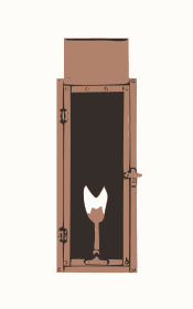 Lafayette Wall Mount Gas Copper Lantern by Primo