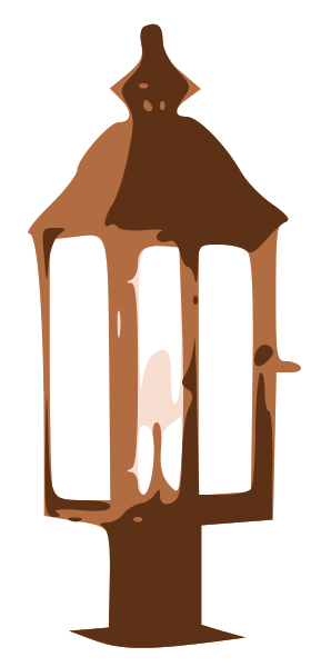 Antler Hill Post Mount Gas or Electric Lantern