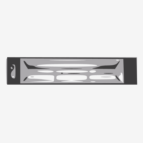 1500 Watt Plug-In Electric Infrared Single Element Heater