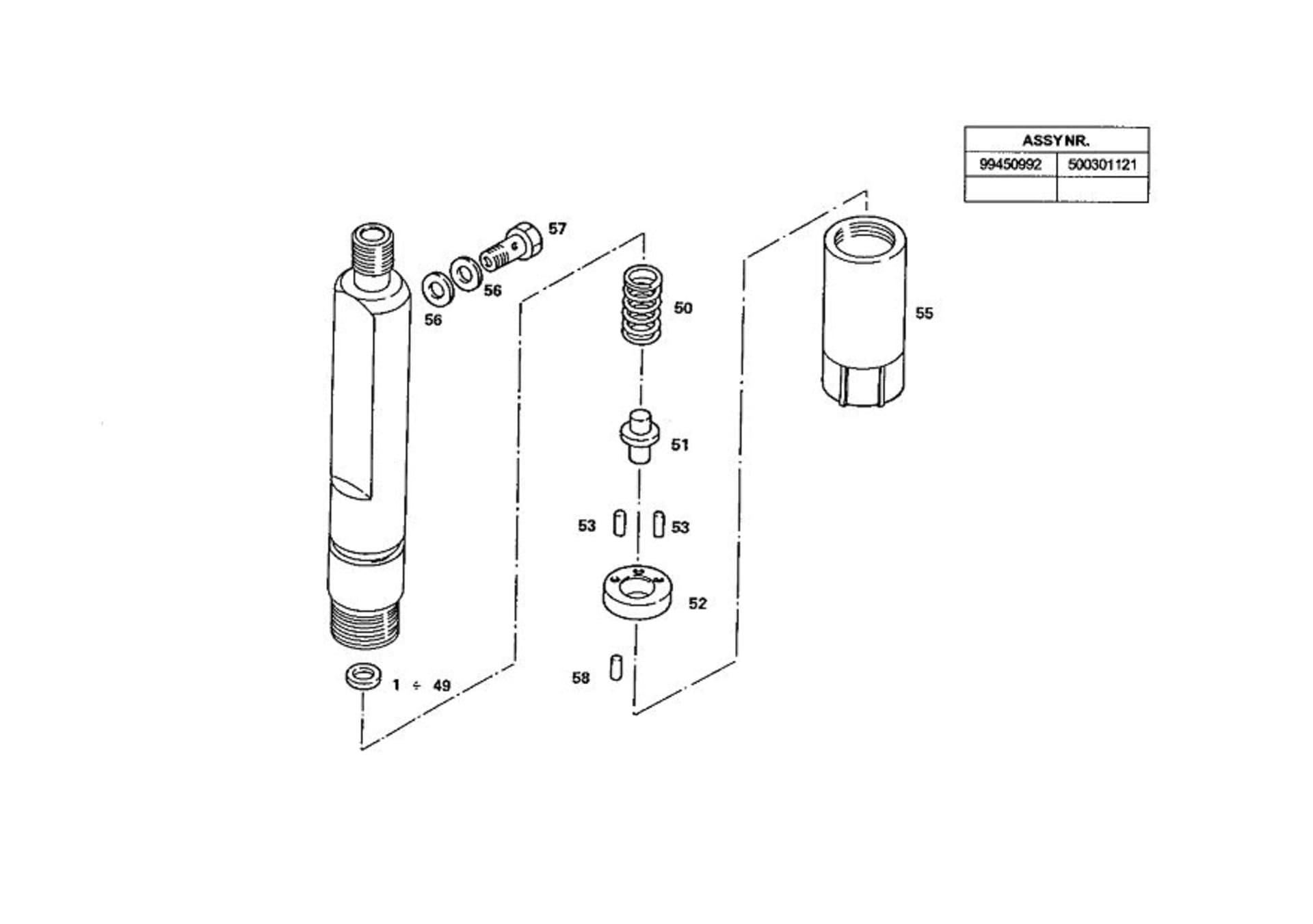 NOZZLE HOLDER (COMPONENTS)