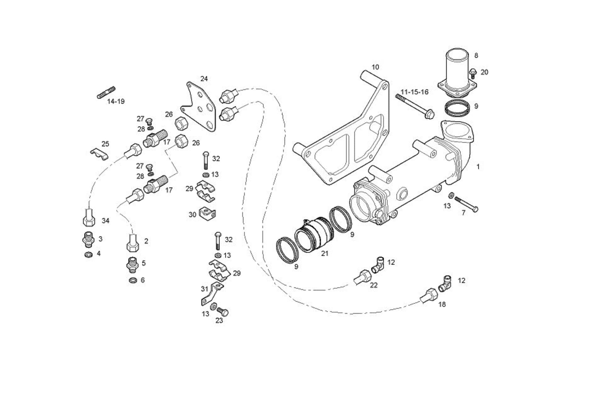 MARINE GEAR ZF W350-1 ratio 1:3,06