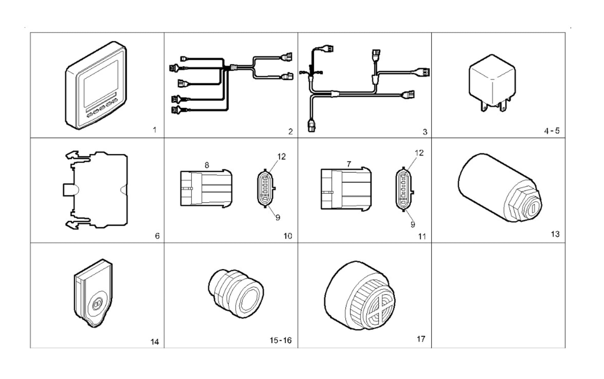DIGITAL PANEL DELUXE 12/24V