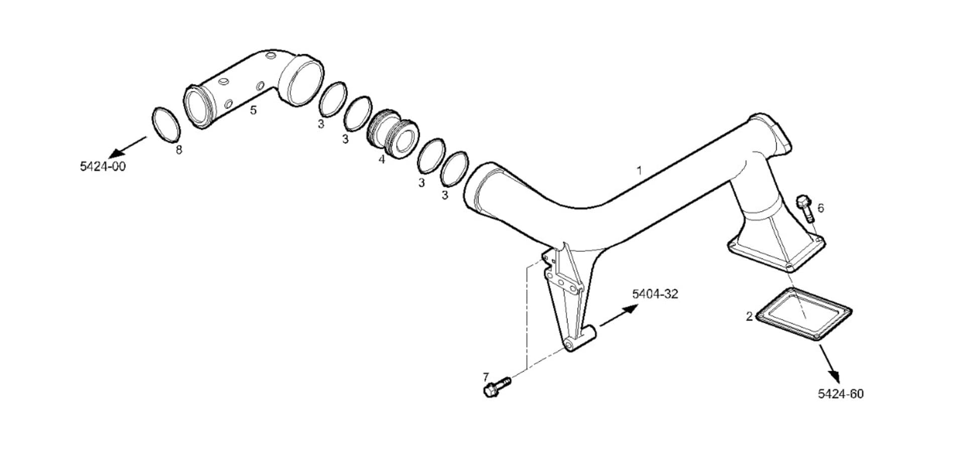 EXIT AIR PIPE