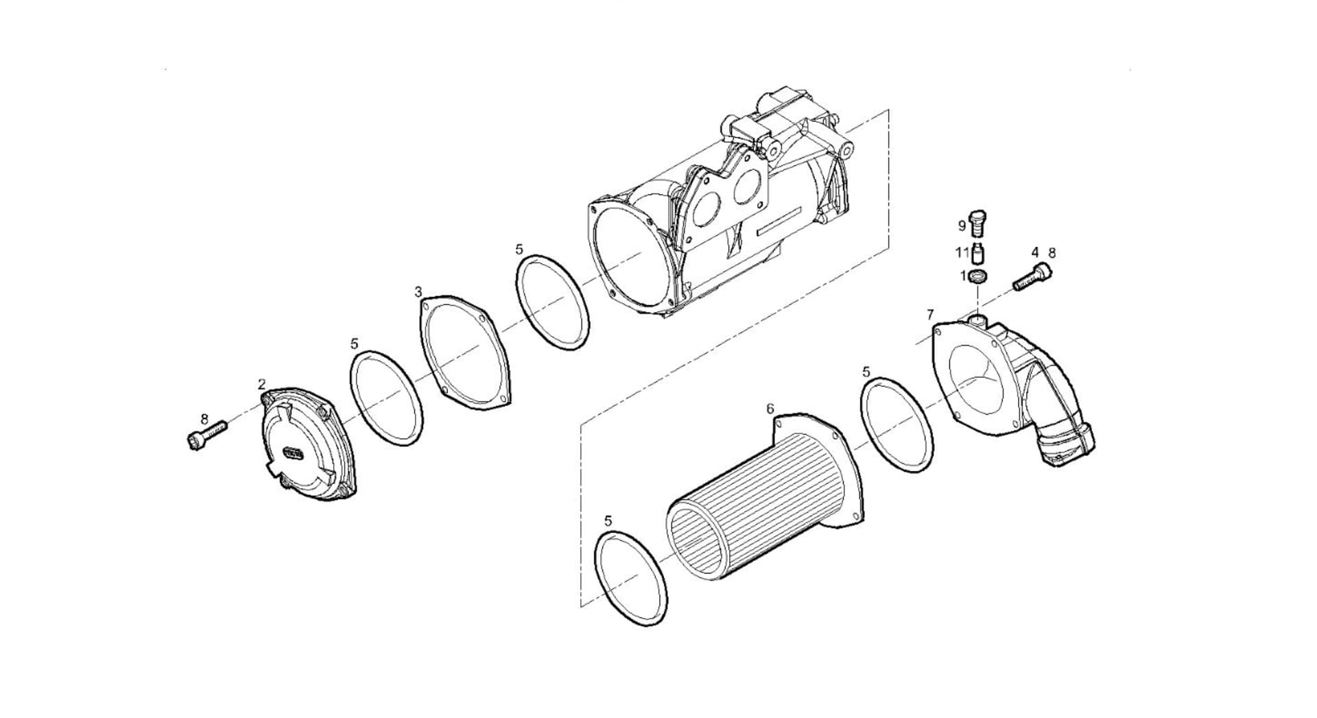 FRESH WATER-SEA WATER HEAT EXCHANGER
