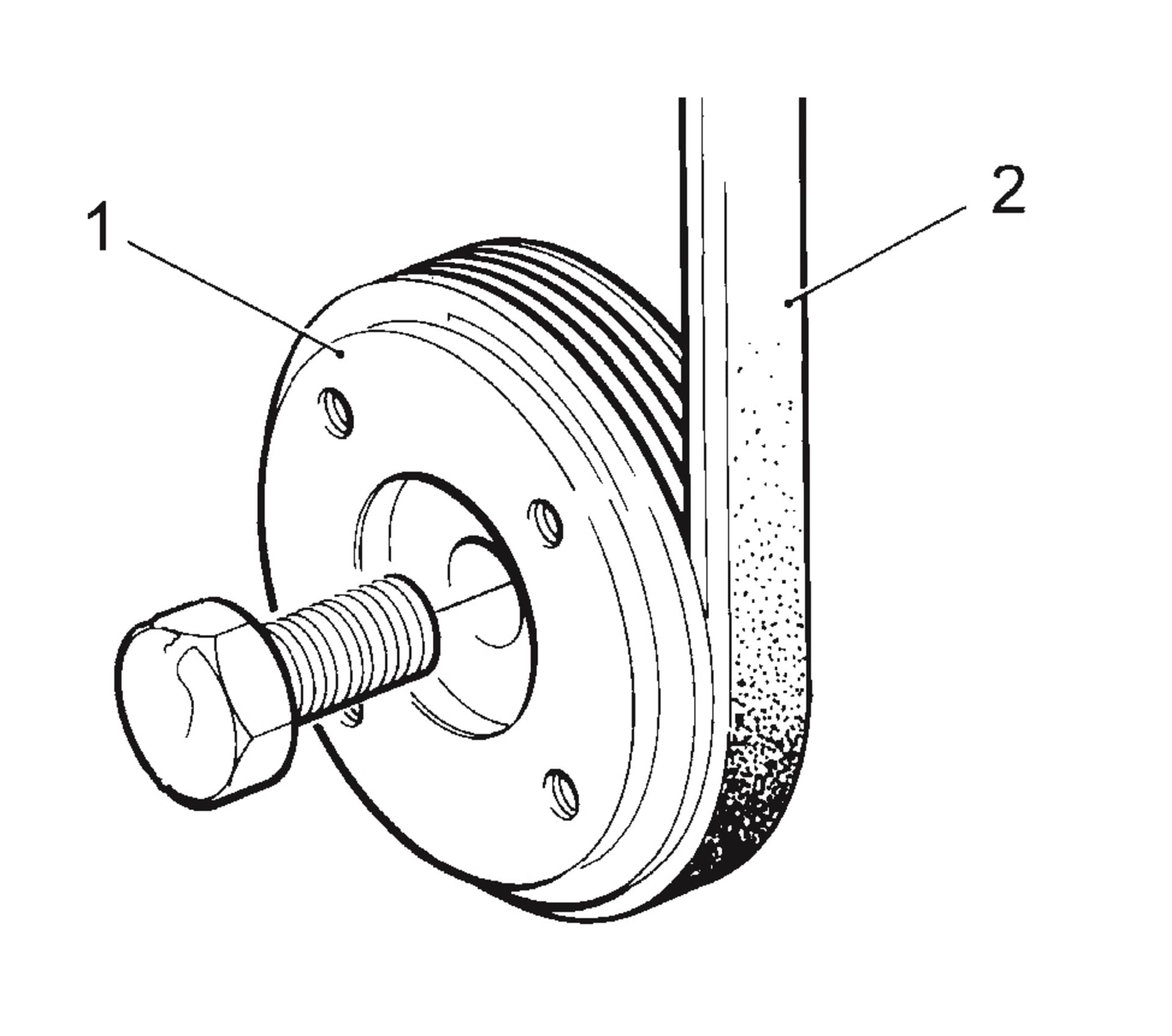 Crankshaft Pulley and Belt