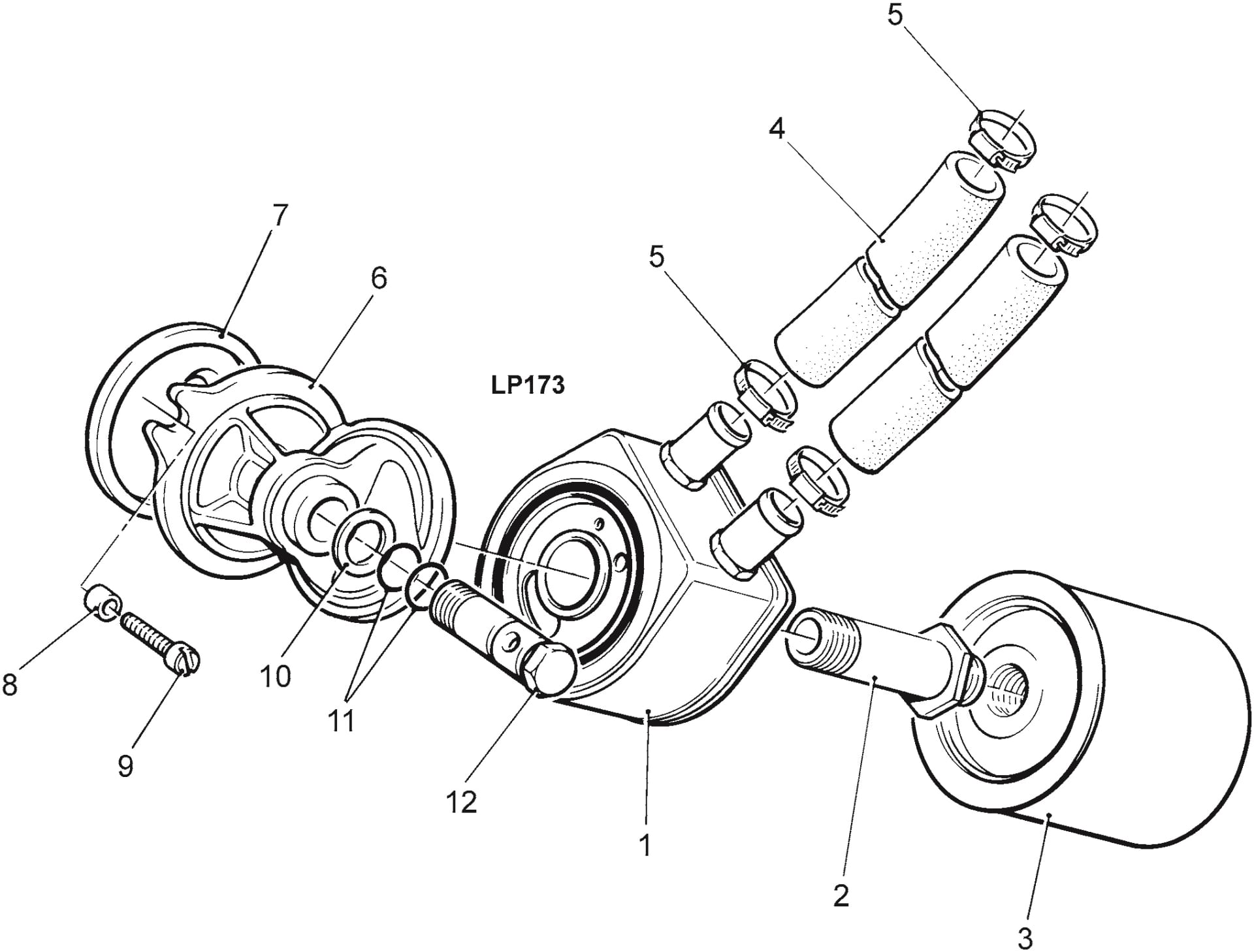 Oil Cooler LPWT4