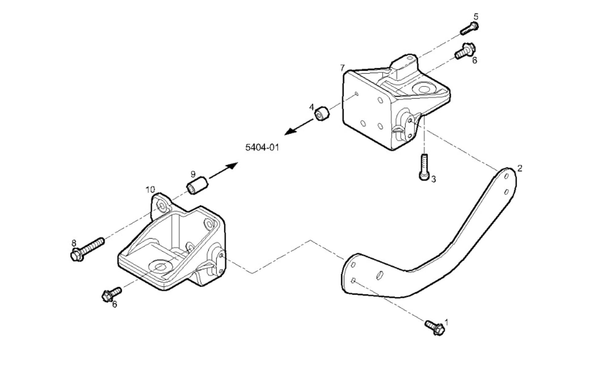 FRONT ENGINE SUPPORT