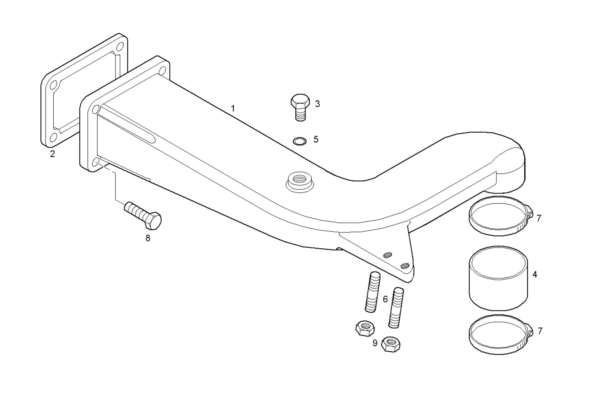 EXIT AIR PIPE