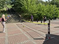 Image shows pickleball pop up sport 