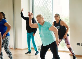 seniors fitness class