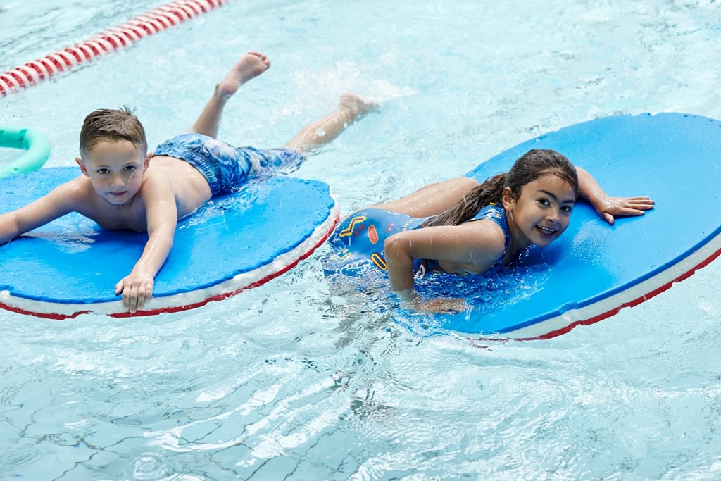 Children enjoying a fun swim at their local Better leisure centre