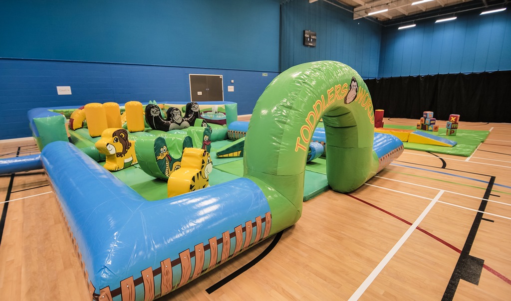 Toddlers World set up at York Hall Leisure Centre Toddlers World set up at York Hall Leisure Centre