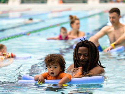 Baby and parent sales swimming lessons