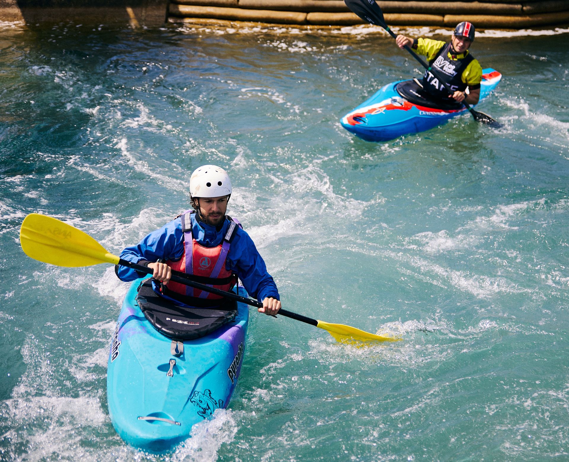 whitewater canoe lesson kayak