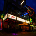 Nightclub with Neon Signs