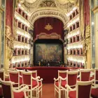 Interior of Teatro San Carlo Opera House in Naples