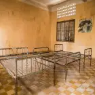 Interior of Tuol Slend with Metal Bed Frames