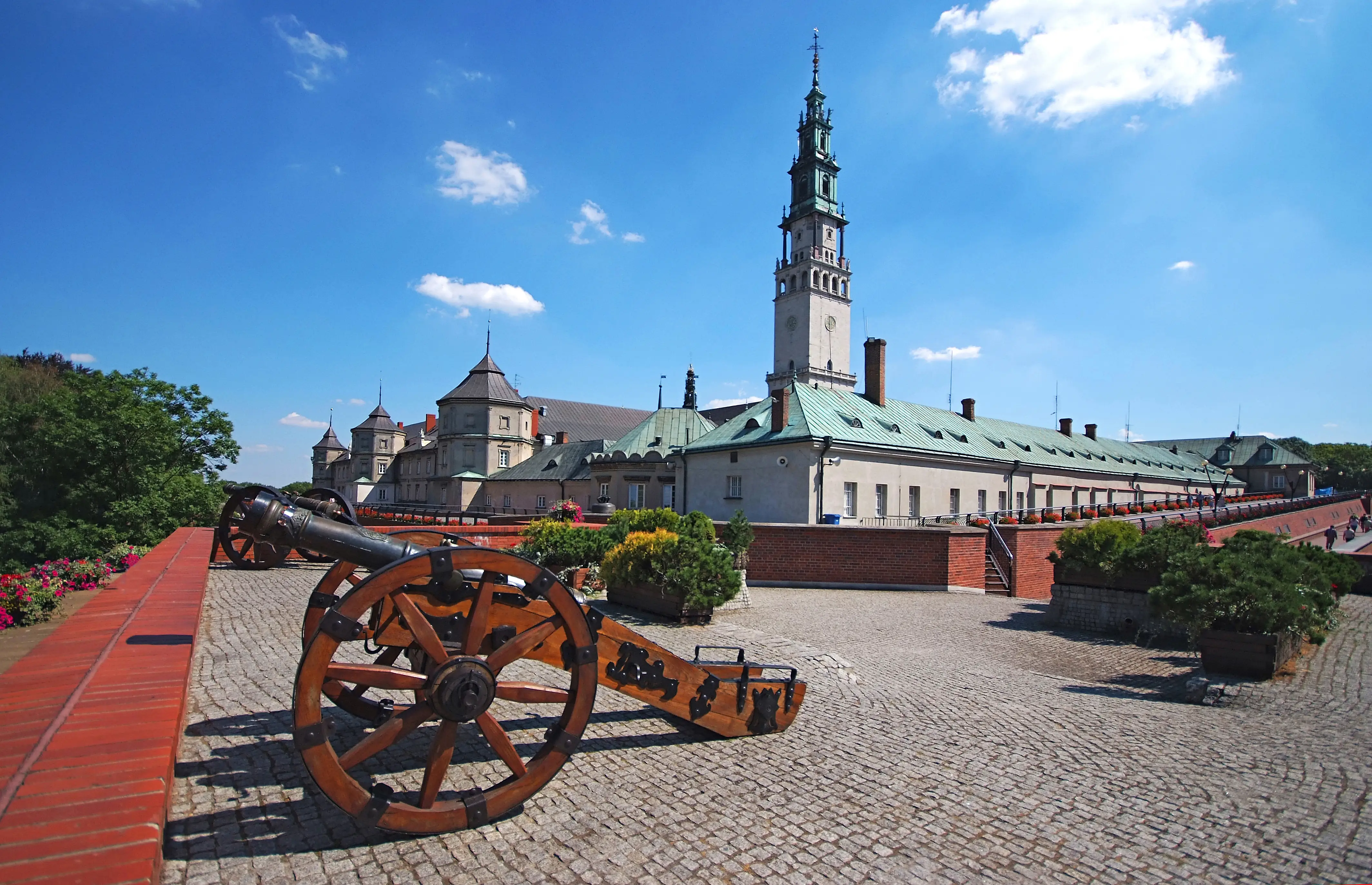 Canon at Historical Building in Czestochowa 