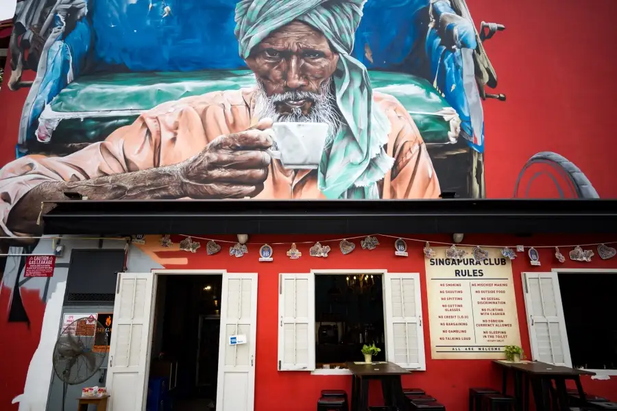 Mural in Little India Singapore