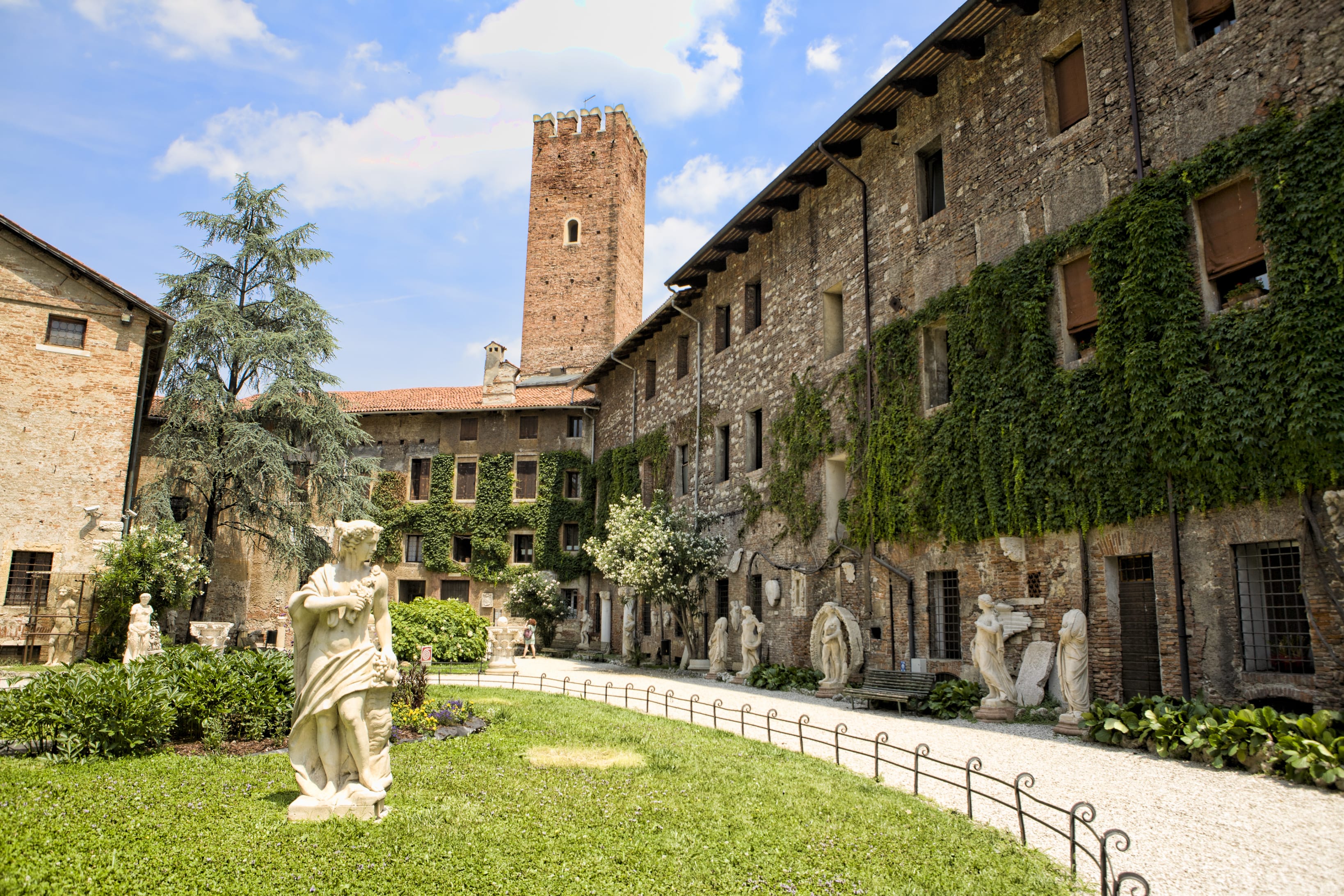 A Statue in a Garden in Vicenza