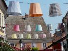 Lamps Strung over a Street in Szentendre