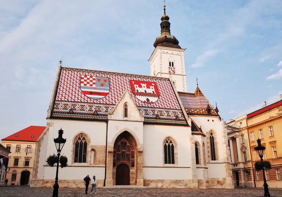 church of st mark in zagreb croatia