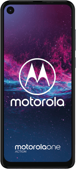 White Motorola One Action (2019) 128GB.1