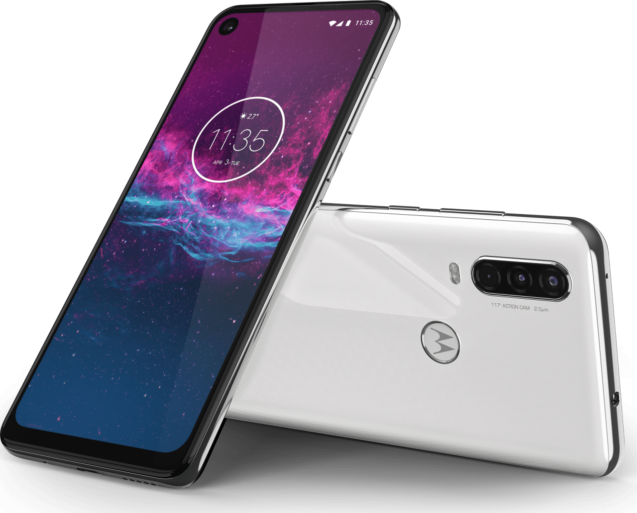 Weiss Motorola One Action (2019) 128GB.3