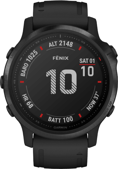 Black Garmin Fenix 6s Pro GPS Sports watch, 42mm.1